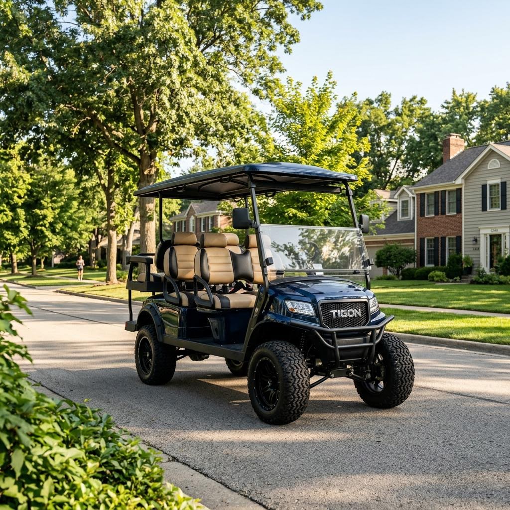 Perfect Choice Custom Golf Cart Designs — Lifted Golf Cart by Custom Golf Cart Designs