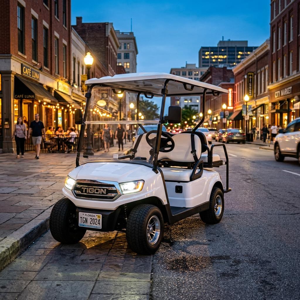 Street Safety Pro Custom Golf Cart Designs — Street Legal Golf Cart by Custom Golf Cart Designs